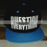 Wholesale Yupoong Blank Plain Good Quality Custom Embroidery Two Tone Basketball Snapback Hat thumbnail-6