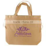 Universal Tote Bag - Features Matching Carry Handles, Macrame Draw Cord for Cinch Closure and Comes With Your Logo. thumbnail-6