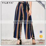 2017 Striped Wide Leg Pants,pants for Woman,chiffon Pants thumbnail-2