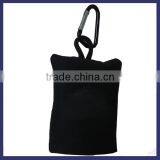 Mini Folded Cotton Plain Red Golf Towel With Hood thumbnail-2