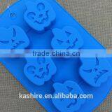 Wholesale High Quantity Eco-friendly Pumpkin Strange Ghost Shape Silicone Chocolate Mould,soap Mold,diy Cake Mould thumbnail-1