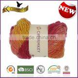 Charmkey Polyester Wool Blended Yarn Melange Roving Yarn Fancy Knitting Yarn thumbnail-1
