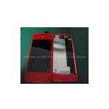 for iPhone 4G red full set lcd digitzer+back cover+home button