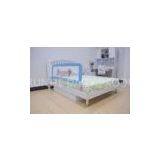 Blue Frame Safety Bed Rails For Children , Woven Net Kids Bed Rails