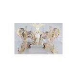 Black Mask Metal Mask Filigree Swarovski Crystal For Woman Weddings