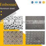 Non-slip Diamond Orange Pell Ribbed Decorative Pattern Embossed Aluminum Sheet thumbnail-1