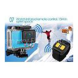 Wifi Remote Control Outdoor Sports Camera / HD Action Cameras Support Slow Motion