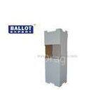 Lightweight Cardboard Voting Booth Floor Display , Election Table thumbnail-1
