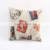 New Vintage Hold Cushion Cover Throw Pillow Case linen 18" Home Decorative Stamp