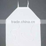 7.2OZ White Spun Poly Bib Aprons 100% Mjs Spun Polyester Chef Aprons
