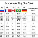 Men's Antique Black 316 S. Steel Eagle Head Ruby Eye Vintage Casted Spiker Punk Ring thumbnail-6