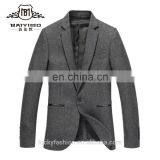 Fashion New Design One Button Simple Plain Mens Blazer thumbnail-1