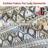 Durable Elastane Fabric Recycled 100% Polyester Spandex Plain Dyed Jacquard Stretch Knit Fabric