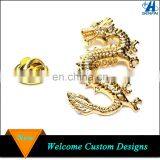 Gold Dragon Lapel Pin for Men Suits Men's Lapel Pins
