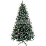 1.8 Meter Wholesale 2017 Hot Artificial Christmas Tree Decoration White Pinecone Snowing PE Christmas Decorating Party thumbnail-2