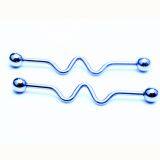 Factory Direct Sale, Aestheticism, Simple W Ear Scrape Ear Studs, Foreign Earrings, Body Piercing Ornaments thumbnail-3