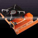 Мини-газовая туристическая плита с одним горелкой и электронным зажиганием, одинарная горелка с мини-газовой плитой