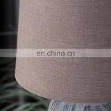 New Arrival Hotel Bedroom Decoration Exquice Desk Lamp Hot Sales Antique Grey Ceramic Table Lamp thumbnail-5