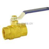 BWVA T Type L Type NPT Brass 3 Way Ball Valve thumbnail-3