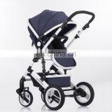 High View Aluminum Baby Stroller/baby Strollers 3 in One/baby Stroller Pram
