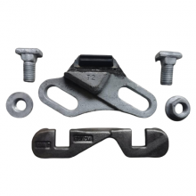 Gantrex Weldable Rail Clip (Rail Clamp)Set for Crane rail QU100 fastening