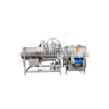 Commercial Vegetable Processing Line Food Equipment Fruit Vortex Washer Potato Ginger Industrial Washing Machine