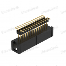 Denentech 2.54mm H9.0 W8.80 Dual Row Straight Heighten SMD Box Header thumbnail-3