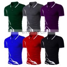 Summer New Polo Shirt,Men Short-sleeved Casual Slim Solid Color Polo Shirt Shrink-proof Quick-drying Outdoor Leisure Polo Shirt/