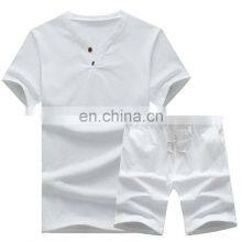 Organic t Shirt Mens Compression Shirt Set Pant Shirt New Style thumbnail-5
