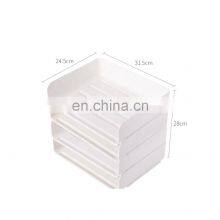 Office Document Stackable Tray File Organizer Document Rack A4 Paper File Letter Tray thumbnail-5