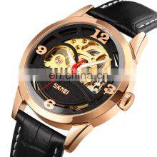 Skmei 9226 Private Label Men Mechanical Watch Analog Fashion Leather Waterproof Automatic Wristwatch thumbnail-3