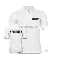High Quality Wholesale Price White Security Guard T Shirt Men's Security Guard Graphic Polo T-Shirt thumbnail-5