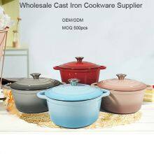 4 Liter Enameled Cast Iron Dutch Oven Wholesale Factory - Raylon thumbnail-1