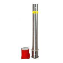 Anti-impact Removable Bollard 114mm Metal Parking Bollard Heavy Duty Barriers for Mall Entrance Garage Door thumbnail-1