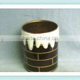 Tall Glass Hurricane Candle Holder