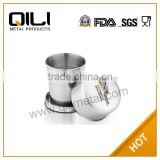 SGS Certificated Stainless Steel Collapsible Pocket Cup