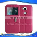 2015 New Arrival TPU PU Wallet Case For Huawei D199 G7 Plus, G8 Flip Cover