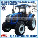 Double Cylinder QLN-904 Farm Tractor, 90hp 4*4 YTO Diesel Engine thumbnail-1
