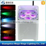 4x18w 6in1 Rgbwa+uv Stage ir Remote Control Wireless Battery Led Uplighting Quality Choice thumbnail-1
