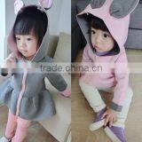 Spring Rabbit Cotton Girls Coat Cheap Wholesale thumbnail-4
