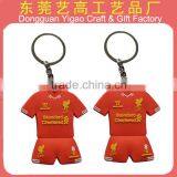 Rubber Football Shirt Key Chain/custom Football Shirt Key Ring thumbnail-2