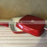 Ecofriendly Aluminum White Ceramic Coating Non-stick Coating Square Fry Pans Skillets Grill Pans Cookware thumbnail-1