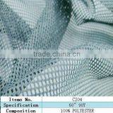 Breathable Polyester Spandex Elastic Mesh Fabric Mosquito Net t Shirt