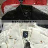 Stock Custom Man pu Leather Jacket thumbnail-3
