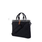 Stylish and Unique Business Bags With Gold Zippers,leather Zipper Straps, Red Pinstripe Inner Lining thumbnail-2