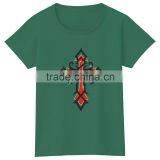 Customize Design Cross Glitter Motif OEM Service Supply Type Women Tshirt thumbnail-5