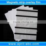 5 Lines Loco Magnetic Stripe Card Material Coated Overlay Film thumbnail-1