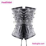 Fancy Overbust Steampunk Corset Waist Trainers thumbnail-6