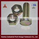 Hex Head Furniture Nuts And Bolts Yellow Color Plated In China Price