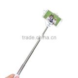 Foldable wired selfie stick monopod for smart phone from Veister